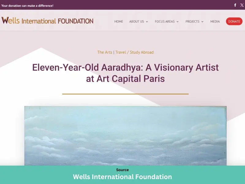 Eleven-Year-Old Aaradhya: A Visionary Artist at Art Capital Paris